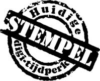 Huidige digi-tijdperk stempel